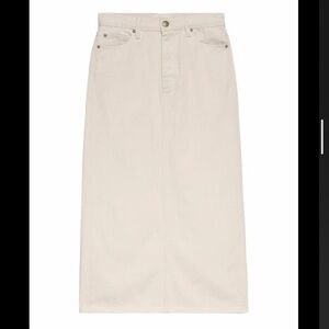 NWT The Great Column skirt Natural Midi Length